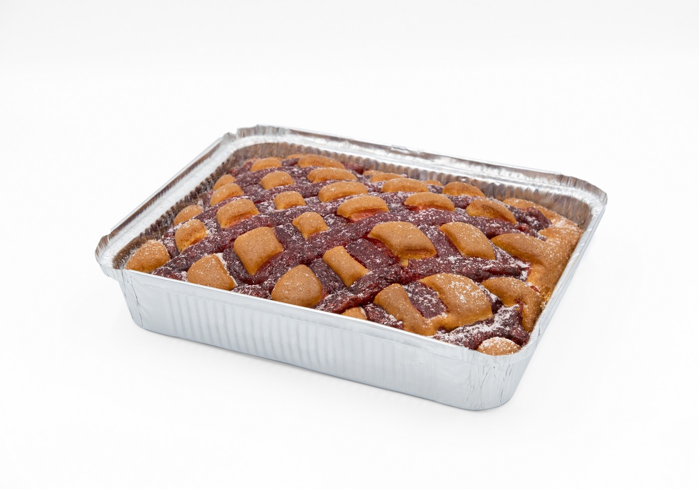 Домашний пирог с малиной, упаковка 1,2кг (2 пирога по 600гр)